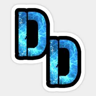 Dunndurr Logo - Electric Blue Sticker